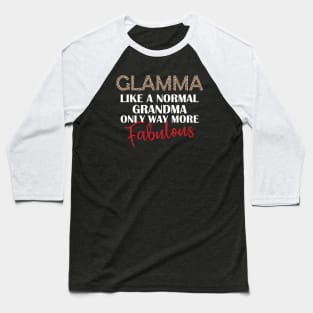 Fabulous Glamma Grandma Baseball T-Shirt
